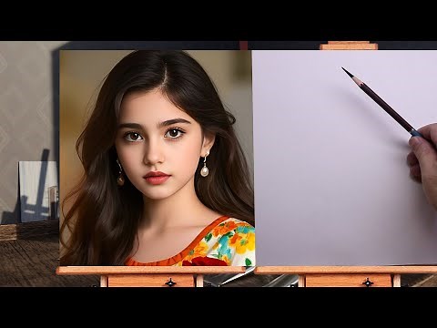 Easily master realistic face Drawing for beginners with these Technique | Portrait Drawing Tutorial