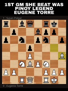 Susan Polgar 1st GM she beat was 1st Asian GM Eugene Torre And I believe this is the game she was referring to. For reference you may check her post https://m.facebook.com/story.php?story_fbid=901008488061521&id=100044571333400&mibextid=Nif5oz | Chesscology