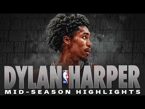 San Antonio Spurs rookie Dylan Harper Mid-Season NBA Highlights