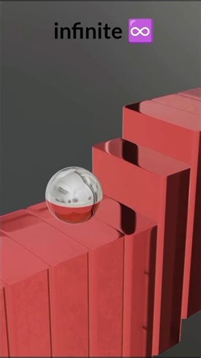 3d loop simulation infinity ♾️ #3danimation #infinity #blender #blendertutorial #physicsanimation