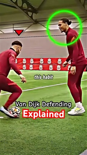 Van Dijk never looks DOWN