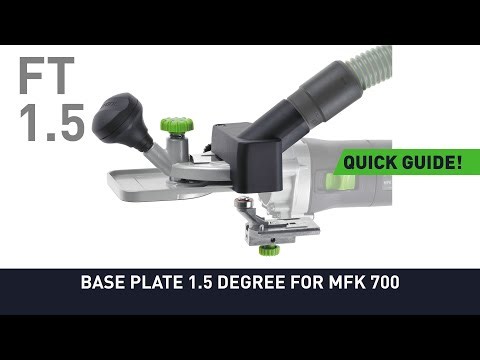 Base Plate 1.5 Degree for Trimmers