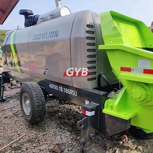 [Hot Item] Diesel Truck Mounted Concrete Mixing Pump Trailer Tractor Concrete Pump with Mixer Machine