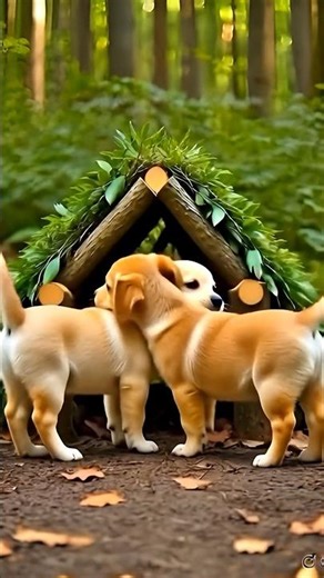 a two little dogs enjoying in jungle #shorts #cartoon #kahaniya #funny