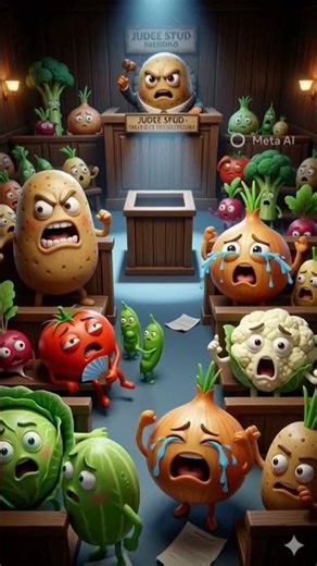 egg in vegetable court a.i #ai #funny #shorts
