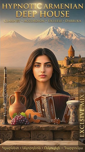 Hypnotic Armenian Deep House | Clarinet, Accordion, Ukulele, Darbuka #armeniandeephouse