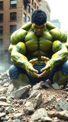 “When Hulk Finally Breaks… 💔 | Emotional Marvel Short”#tepukkartu #marvel #hulk