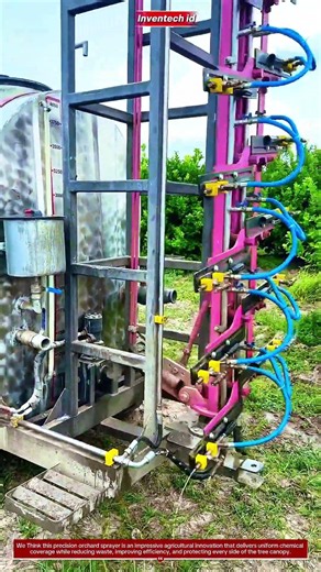 Smart Orchard Sprayer System : How Vertical Nozzles Cover Every Tree