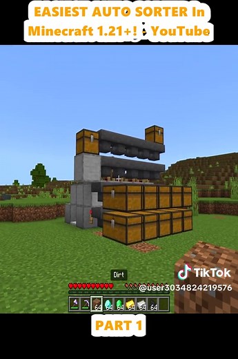 Easiest Auto Sorter for Minecraft 1.21 Tutorial