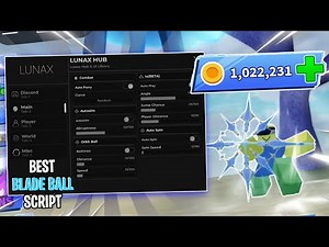 [ NEW! ] Blade Ball Script Showcase | Lunax Hub Script