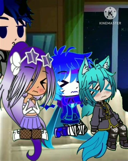 noche de películas! // movies night! 💀 #gacha #gachaclub #gachalife #gachameme #memes #edit #amigos