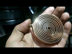 spiral spring with good final performance on CNC spring machine ST35-10