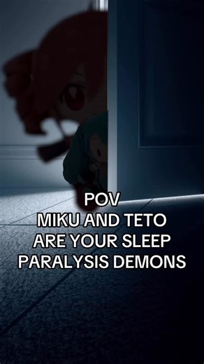 Mudd Paddle on Instagram: "POV: Miku and Teto are your Sleep Paralysis Demons. #hatsunemiku #teto #sleep #bed #fortnite"