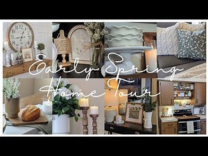 2025 EARLY SPRING DECORATING IDEAS & INSPIRATION│COZY SPRING FARMHOUSE HOME TOUR