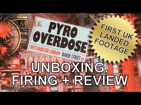 "Pryo Overdose" from Hallmark Fireworks - UNBOXING, LANDED FOOTAGE, and REVIEW