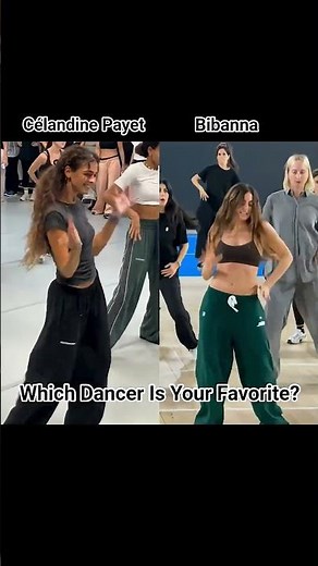 Same Choreography. Totally Different Energy ✨ | Célandine Payet vs Bibanna