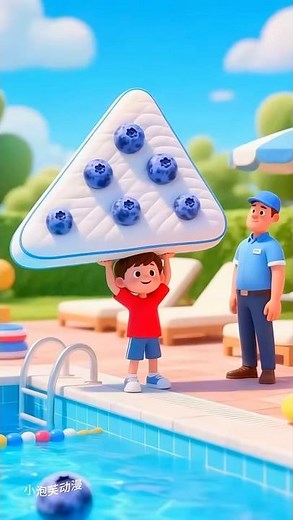 Enjoy the Pool with an Inflatable Cake! 🎂🏊‍♀️