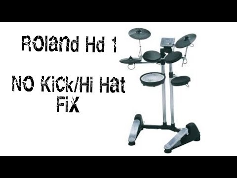 Roland HD1 No kick and Hi Hat Fix