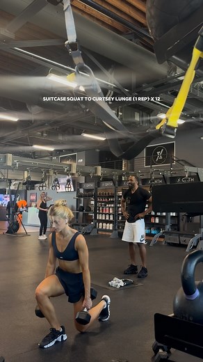 Lauren Bennett | I did 4 rounds 🥵I’ve been loving lighter full body movement, especially on Fridays. I did this plus 15 min incline walk on the treadmill!... | Instagram