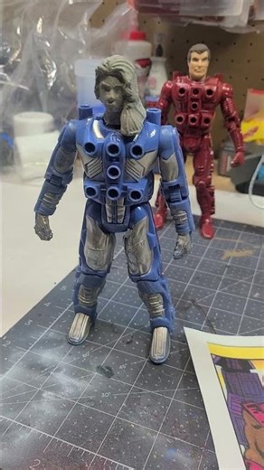 Centurions Crystal Kane figure in exo suit wip. #centurions #toys #actionfigures #kenner