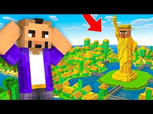 I found THE SECRET VILLAGE of THE VILLAGERS in Minecraft!