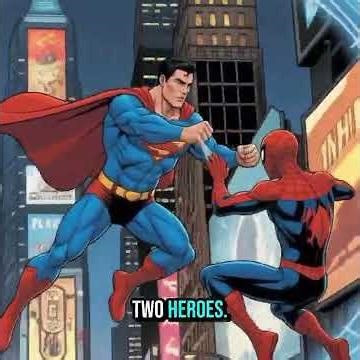 Superman vs Spider-Man 🔥 Epic Clash Turns Into Legendary Team-Up