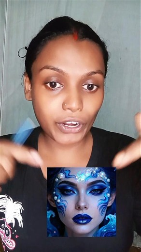 mermaid makeup tutorial#beautyhacks #makeup #beautytiips #hack #beautyinspiration #beautyinspiration