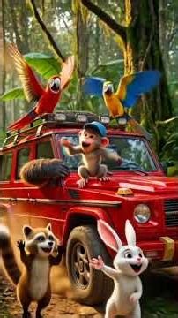 Jungle Animals Restored a Rusty Mercedes! 😱🐰 | Bunny’s Dream Car Adventure in Forest 🚗🌳 (Emotional )