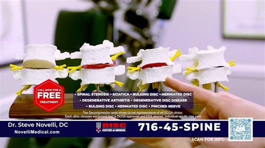 DISC Centers of America TV Spot, 'Disc Compression'