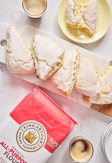 Lemon Poppy Seed Scones Recipe from King Arthur Baking