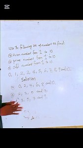 2.4K views · 72 reactions | Even numbers, prime numbers and Odd numbers. In terms of numbers, 2 have two features...it is Even, and at the time prime. Note: With exception of two, all prime numbers are odds, but not all ODD numbers are prime. #hastag | Rabiu Abubakar Baba | Facebook