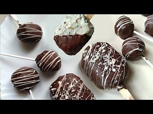 Chocolate Nutella cakesicles/cake pops tutorial without molds