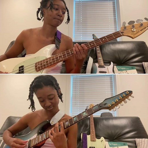 The Portrait of Tracy/Rain (Melanie Faye Guitar & Bass Cover)