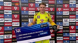 M29: SRH vs CSK – CRED Power Player of the Match – Sam Curran