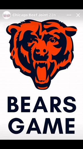 Join us for the Bears game now | Chicago Beef Joint