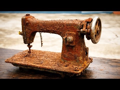 I Found a 100-Year-Old Rusted Sewing Machine… You Won’t Believe the Result!