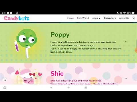CandyBots Meet the Characters