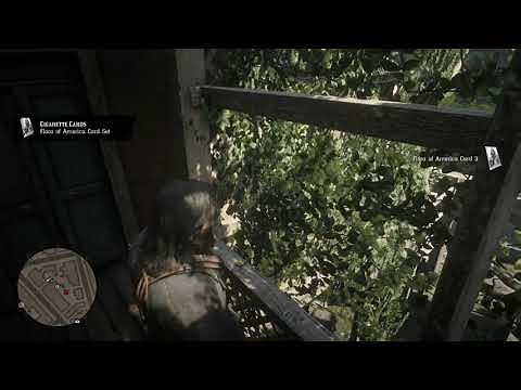 Flora Of America Cigarette Card 3 - Oleander Sage - Map Location - RDR2