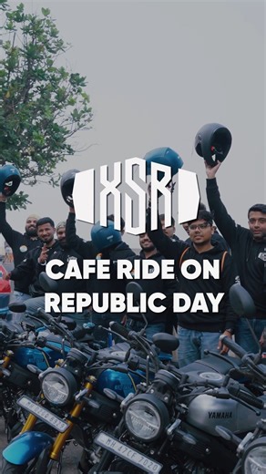 #XSRcaferide #BuildYourOwnWay where every rider experience Legacy Trust & Pride of riding as one unified tribe this #RepublicDay. #XSRRideForTheNation #YamahaRacing #XSR155 #BuildYourOwnWay #YamahaMotorIndia #PrideRide #77RepublicDay | Yamaha Motor India – Motorcycles