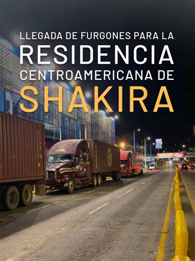🚛🎶 ¡Ya están aquí! Los furgones con el equipo de montaje de la Residencia Centroamericana de Shakira ya llegaron al Estadio Mágico González. ¡La emoción crece! 🇸🇻🔥