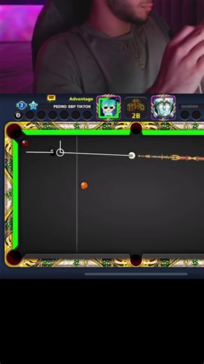 2B Table Clearnce with KISS SHOT‼️😱 √ BEST 8 Ball Player ✔️ #8ballpoollive #pedro8bp #miniclip #trickshot #billards