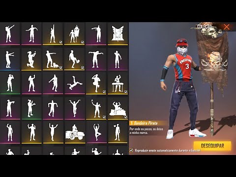 TODOS OS EMOTES DO FREE FIRE//EMOTES DO FREE FIRE 2021