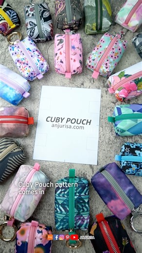 A fast sewing pattern for bulk handmade gifts - Cuby Pouch