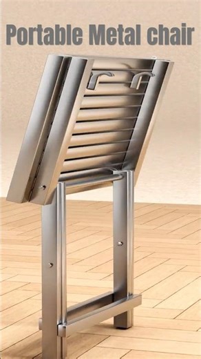 Crazy Portable Metal Stool (chair) with Backrest 🔥