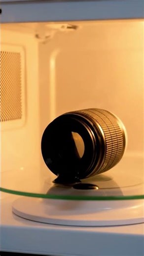Microwave vs Camera Lens – Shocking Reaction!