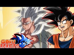 Goku Reacts To Dragonball AF - Goku Turns Into Super Saiyan 5