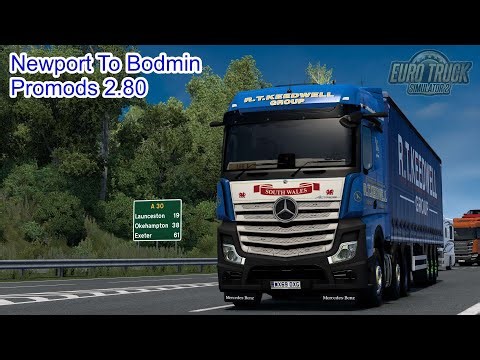 Euro Truck Simulator 2 Promods 2.80 We Are off To Cornwall