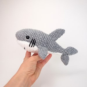PATTERN: Shawn the Shark - Crochet Shark Pattern - Amigurumi Shark Pattern - Crocheted Shark Pattern - PDF Crochet Pattern - Etsy