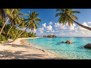 Deep Relaxation 🌴 2 Hours of Tropical Beach Ambience & Ocean Waves (No Music, 4K)