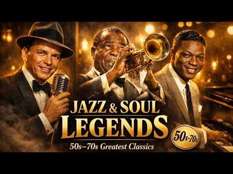 Frank Sinatra, Louis Armstrong & Nat King Cole 🎷 Greatest Jazz & Soul Classics 50s–70s